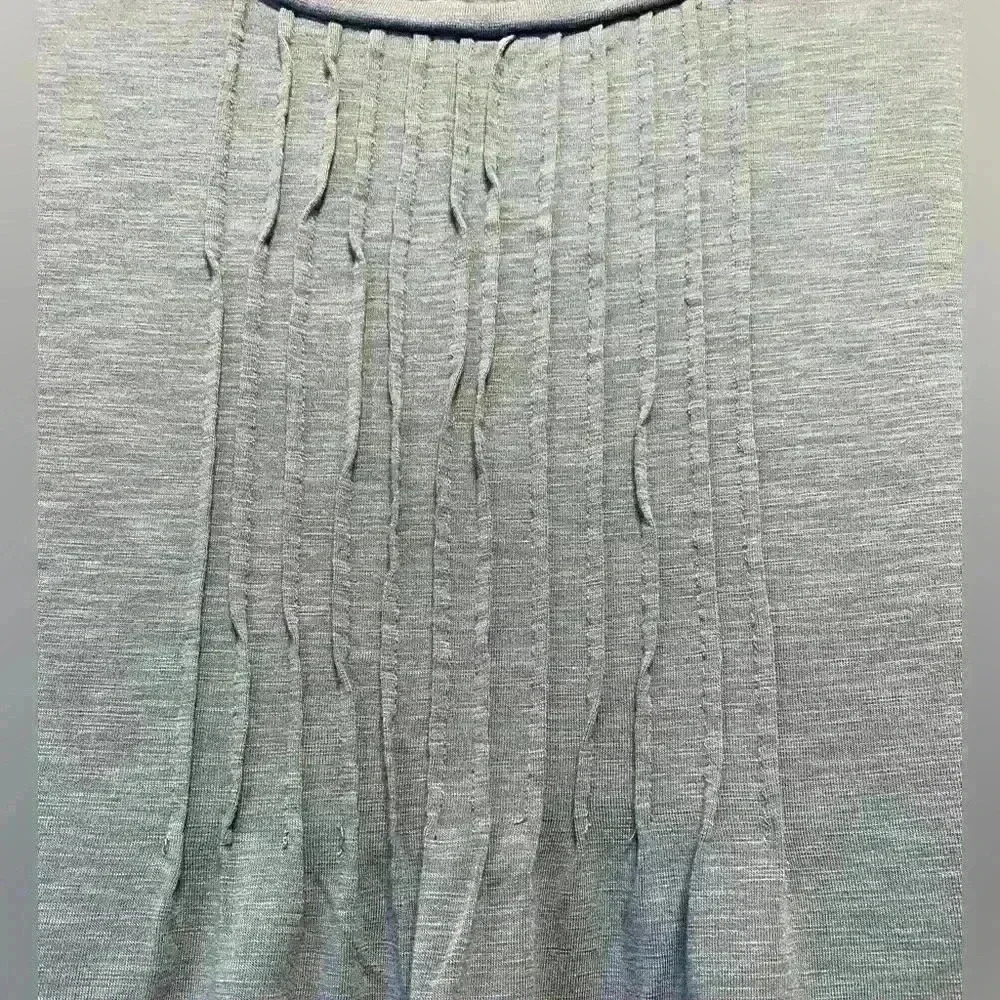 ❤️ Aerie Real Soft Blue Long Sleeve Lounge Top with Ruffles XXL - Picture 4 of 6